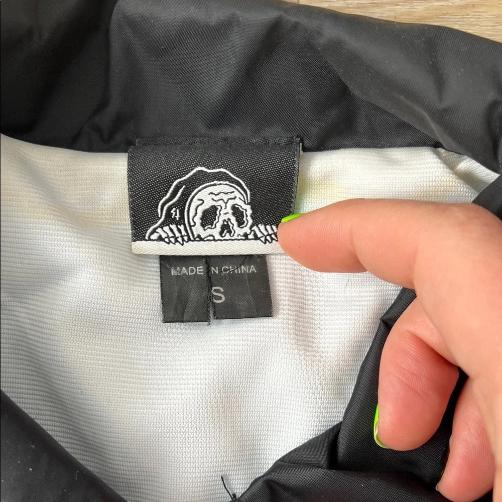 Sketchy Tank Black Bomber Jacket - Picture 3 of 3